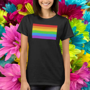 Camiseta Bandera del Orgullo Arcoiris Clásica