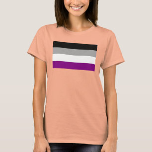 Camiseta Bandera del Orgullo Asexual
