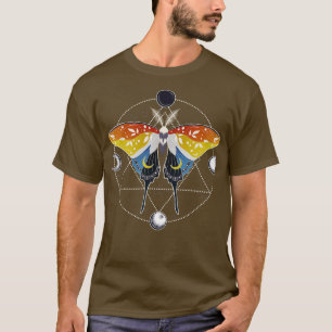 Camiseta Bandera del Orgullo Asexual Aroace Luna Moth LGBT