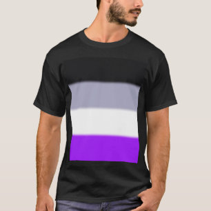 Camiseta Bandera del orgullo asexual caído