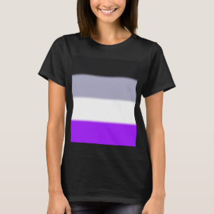 Camiseta Bandera del orgullo asexual caído