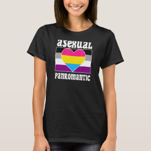 Camiseta Bandera del Orgullo asexual panromántico estética 