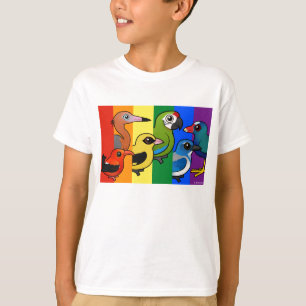 Camiseta Bandera del Orgullo Birdorable