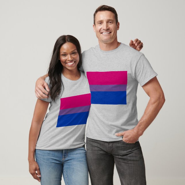 Camiseta Bandera del Orgullo Bisexual (Unisexo)