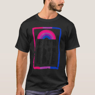 Camiseta Bandera del Orgullo Bisexual Bi Hi I'm Bi