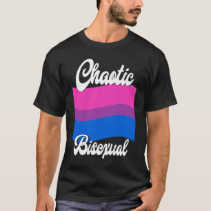 Camiseta Bandera del Orgullo Bisexual Bisexual Chaótico