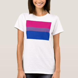 Camiseta Bandera del Orgullo Bisexual de SlipperyJoe's lava