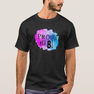 Camiseta Bandera del Orgullo Bisexual Orgullosa De Bi