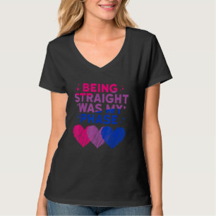 Camiseta Bandera del Orgullo Bisexual Ser Heterosexual Fue 