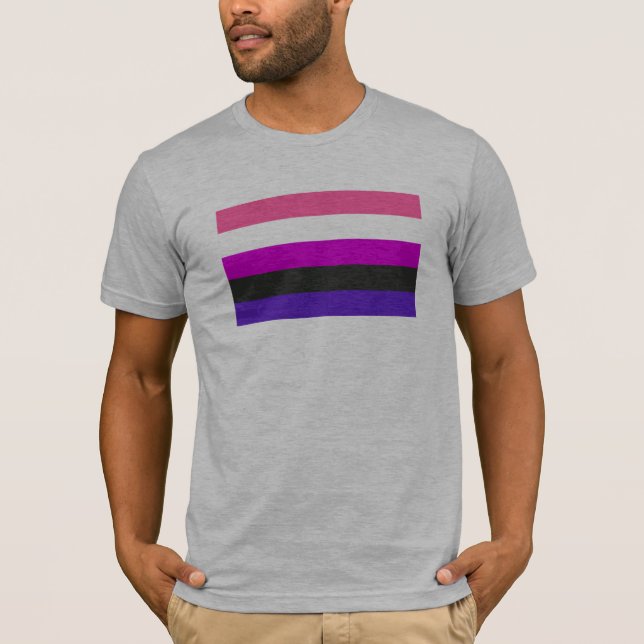 Camiseta Bandera del Orgullo de Gélulos (Anverso)