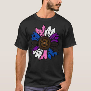 Camiseta Bandera del orgullo de girasol género LGBTQ Guay L
