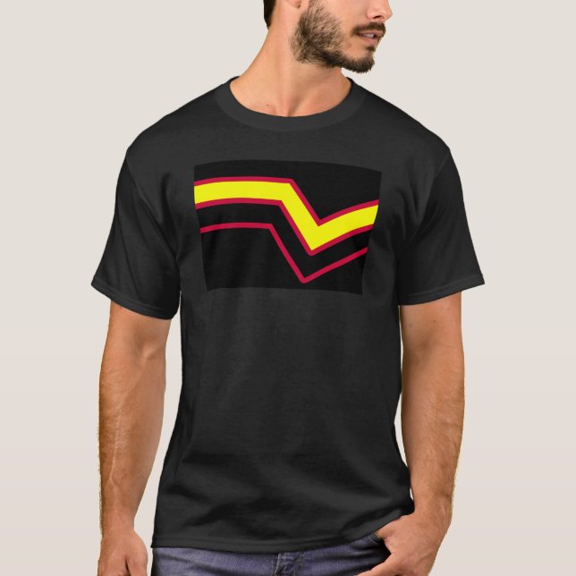 Camiseta Bandera del Orgullo de Goma / Látex (Anverso)