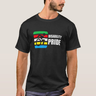 Camiseta Bandera del Orgullo de la Discapacidad Jul Simpati