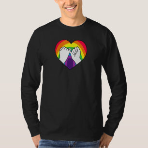 Camiseta Bandera del Orgullo de la Promesa Pinky Swear para