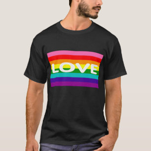 Camiseta Bandera del orgullo de LGBT