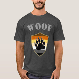 Camiseta Bandera del orgullo de los osos Garra de oso Guau