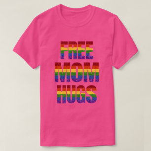 Camiseta Bandera del Orgullo de los Purpurinas LGBT: Abrazo