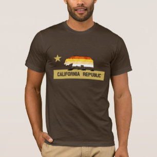 Camiseta Bandera del Orgullo de Oso Oso de California