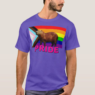Camiseta Bandera del Orgullo del Capibara