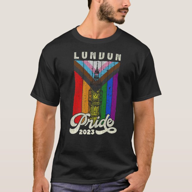 Camiseta Bandera del Orgullo del Gran Progreso del Orgullo  (Anverso)