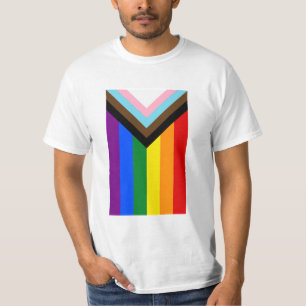 Camiseta Bandera del Orgullo del Progreso LGBTQ+