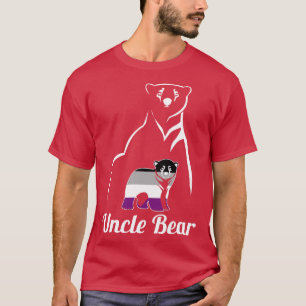 Camiseta Bandera del Orgullo del Tío Asexual LGBT
