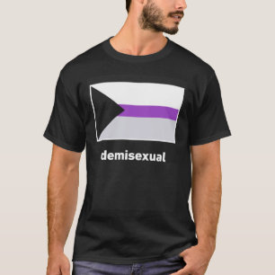 Camiseta Bandera del Orgullo Demisexual