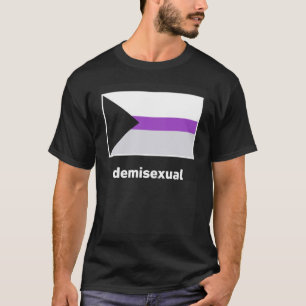 Camiseta Bandera del Orgullo Demisexual