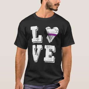 Camiseta Bandera del Orgullo Demisexual Amor Demisexual