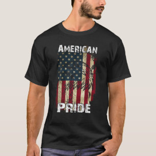 Camiseta Bandera Del Orgullo Estadounidense Para Los Vetera