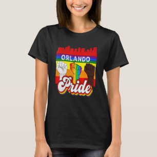 Camiseta Bandera del Orgullo Gay Arcoíris de Orlando Florid