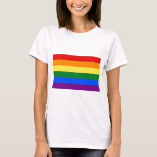 Camiseta Bandera del orgullo gay arcoiris LGBT
