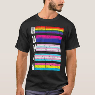 Camiseta Bandera del Orgullo Gay Bi Intersexual Trans P