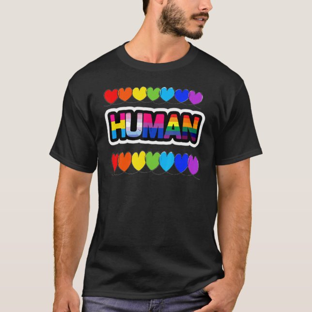 Camiseta Bandera del Orgullo Gay Bi Intersexual Trans P (Anverso)