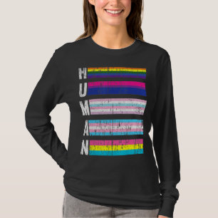 Camiseta Bandera del Orgullo Gay Bi Intersexual Trans P