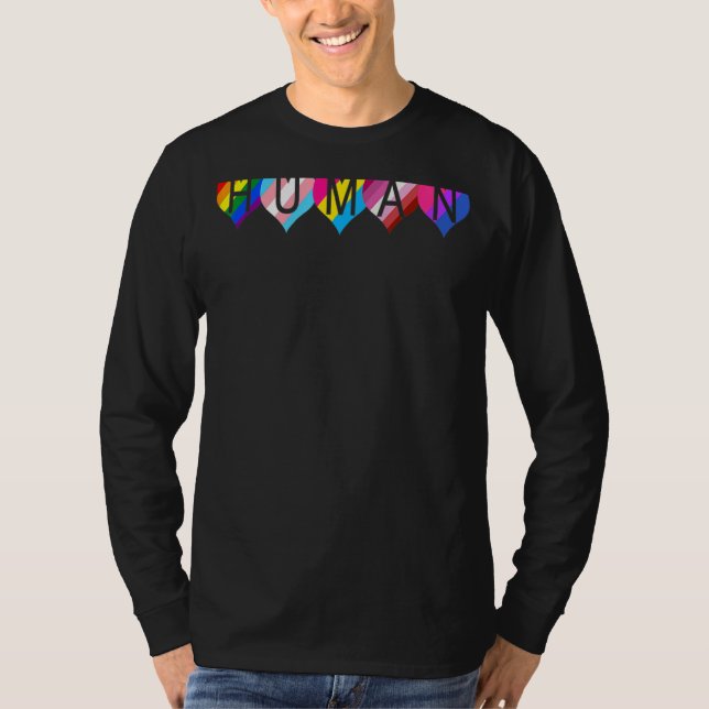 Camiseta Bandera del Orgullo Gay Bi Intersexual Trans P (Anverso)