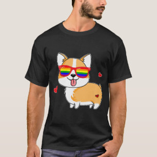 Camiseta Bandera del Orgullo Gay Corgi Lgbt Pride Premium