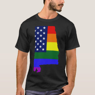 Camiseta Bandera del Orgullo Gay de Estados Unidos