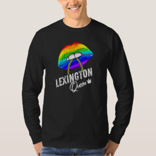 Camiseta Bandera del orgullo gay de la Reina Lexington Lgbt