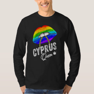 Camiseta Bandera del Orgullo Gay de la Reina Lgbtq Lidera A