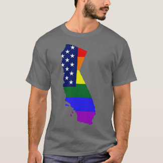 Camiseta Bandera del Orgullo Gay de los Estados Unidos de C