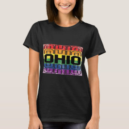 Camiseta Bandera del Orgullo Gay de Ohio