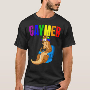 Camiseta Bandera del Orgullo Gay Gaymer Gamer Juego de Vide
