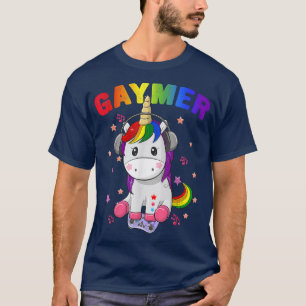 Camiseta Bandera del Orgullo Gay Gaymer Gamer LGBT LGBTQ Ga