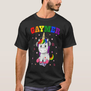 Camiseta Bandera del Orgullo Gay Gaymer Lgbt Gamer Lgbtq+ V