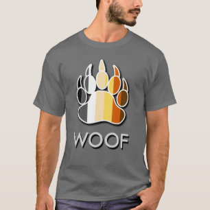 Camiseta Bandera del Orgullo Gay Guay Paw WOOF