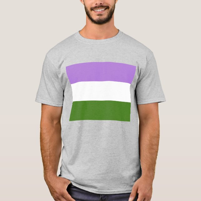 Camiseta Bandera del orgullo gay LGBTQ+ (Anverso)