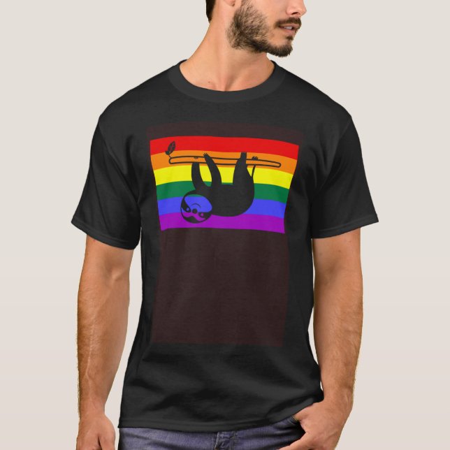 Camiseta Bandera del Orgullo Gay LGBTQ (Anverso)