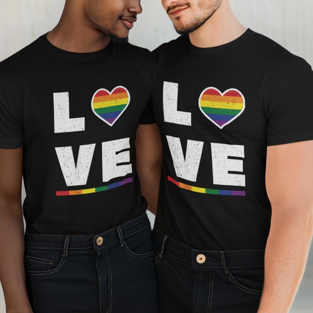 Camiseta Bandera del Orgullo Gay LGBTQ Molesta Amor Grunge (Subido por el creador)