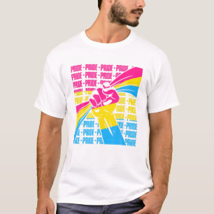 Camiseta Bandera del orgullo gay pansexual LGBTQ Queer Pans